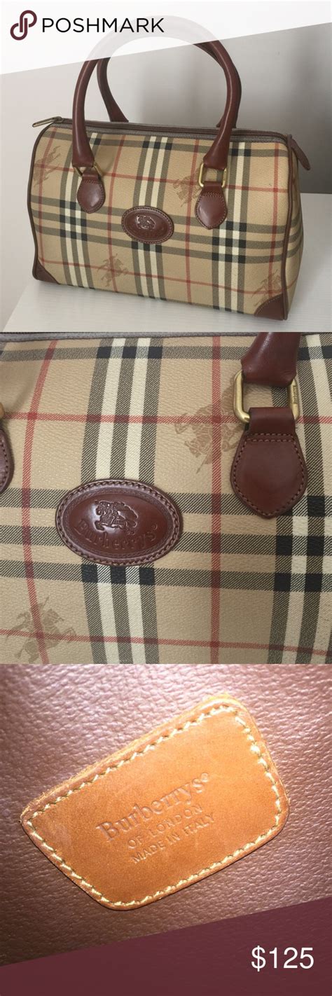 burberry handbag logo inside